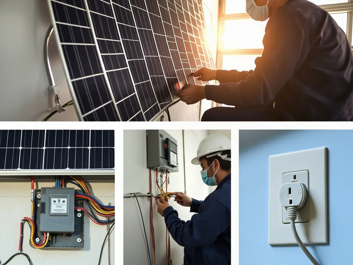 Jak wygląda montaż fotowoltaiki do gniazdka?